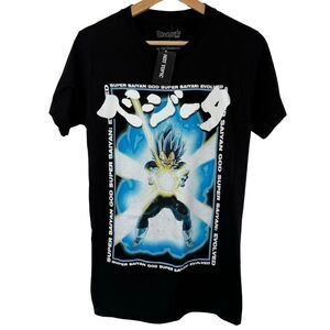 NWT Black Dragon Ball Hot Topic Graphic T-Shirt Short Sleeve Top Mens Size Small